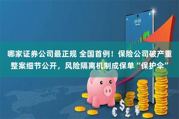 哪家证券公司最正规 全国首例！保险公司破产重整案细节公开，风险隔离机制成保单“保护伞”